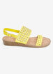 Sole Lift Jewel Wide Width Sandals, Mustard image number 1