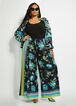 Floral High Waist Palazzo Pant, Estate Blue image number 2