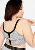Dot Butterfly Full Coverage Bra, Heather Grey image number 2