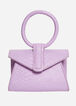 Croc Top Handle Ring Mini Bag, Viola image number 1