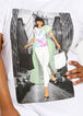 City Girl Shopper Graphic Tee, White image number 1