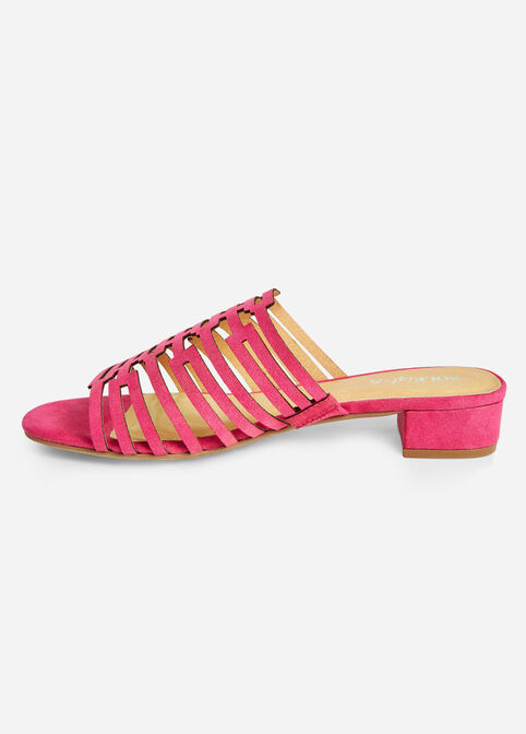 Sole Lift Wide Width Sandals, Pink image number 1
