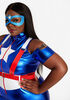 Captain USA Halloween Costume, Blue image number 2