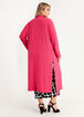 Signature Ruched Cuff Duster, Beetroot Purple image number 1