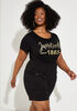 Juneteenth 1865 Graphic Tee, Black image number 3