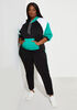 Colorblock Stretch Knit Pants, Mint Green image number 4