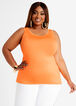 The Easy Basic Knit Tank, Carrot Curl image number 0