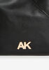 Anne Klein Pebbled Faux Leather Shoulder Bag, Black image number 1