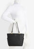 Nanette Lepore Clio Tote Baguette, Chocolate Brown image number 3