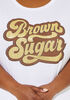 Brown Sugar Graphic Tee, White image number 2