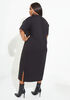 Faith Maxi Sneaker Dress, Black image number 1