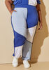 Seamed Colorblocked Sweatpants, Royal Blue image number 2