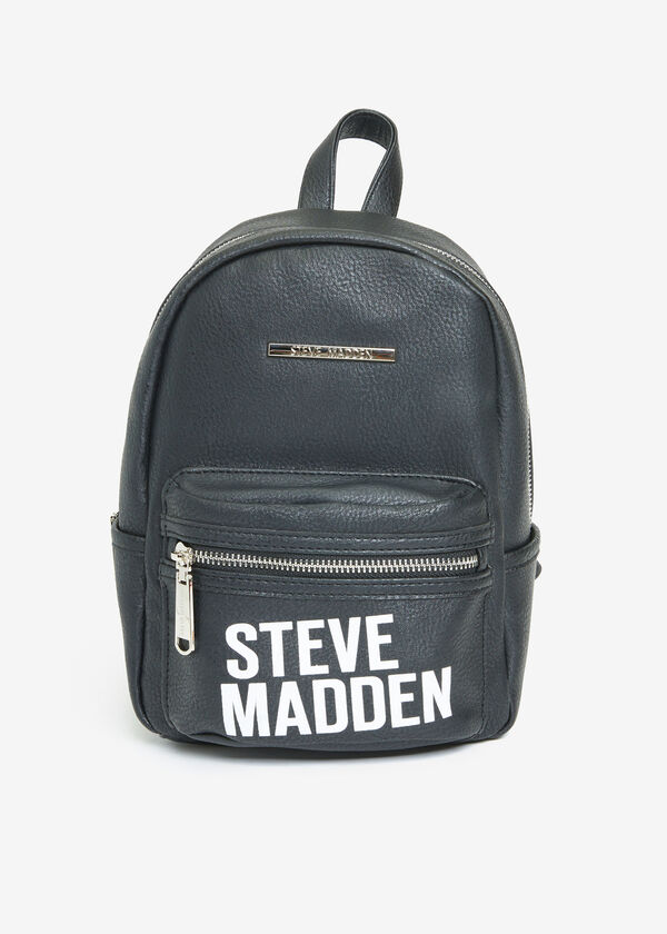 Steve Madden Bailey Backpack, Black White image number 0