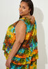 Frayed Tie Dyed Layered Top, Multi image number 1
