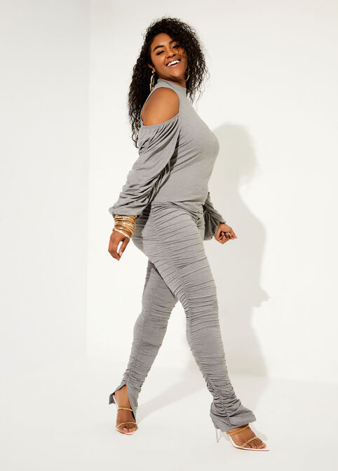 The Aayla Top, Heather Grey image number 1