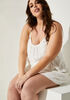 In Bloom Embroidered Chemise, Ivory image number 2