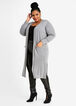 Lurex Open Front Duster Cardigan, Silver Filigree image number 0