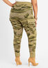 Camo Sweater Knit Cargo Jogger, Olive image number 1