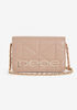 Bebe Zaza Rhinestone Crossbody Designer For Less Leather Quilted Bag image number 0