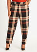 Plaid High Waist Ankle Pant, Rooibos image number 0