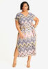 Tall Swirl Dolman Sleeve Dress, Multi image number 0