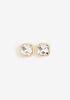 Gold Tone Clip On Earrings, Gold image number 0