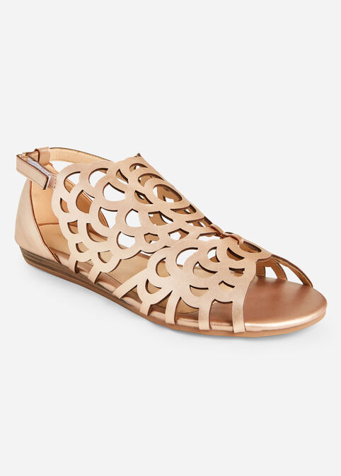 Sole Lift Cutout Wide Width Sandal, Rose image number 0