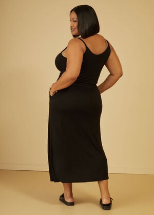 Jersey Maxi Dress, Black image number 1