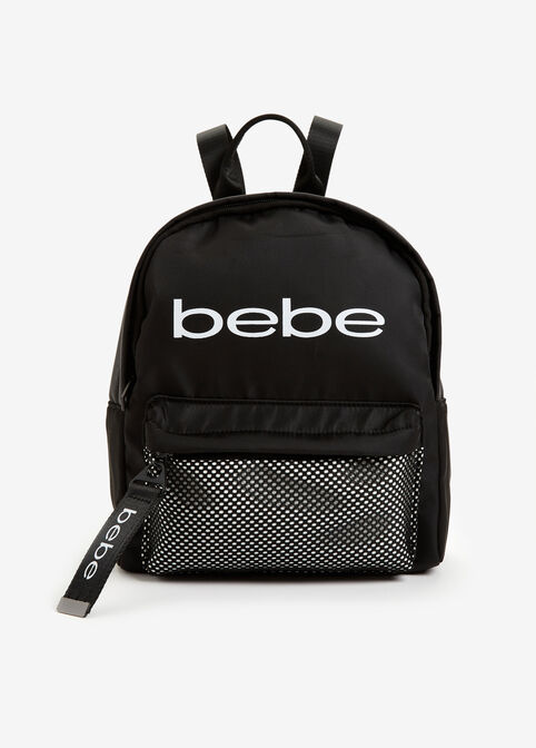 Bebe Melodia Mini Backpack w/ Mask, Black image number 0