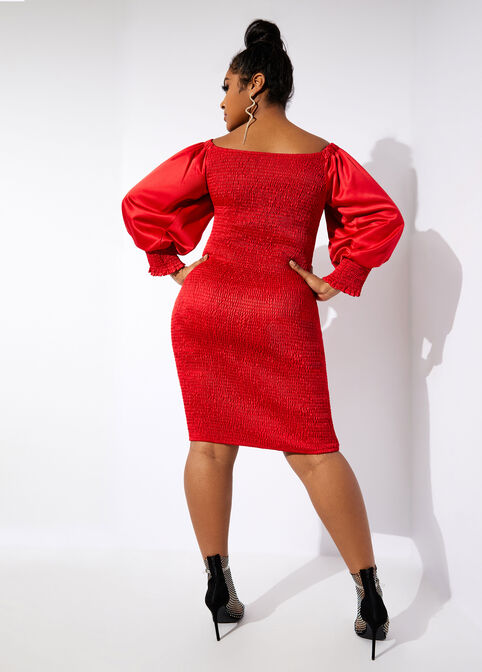 The Aubrey Dress, Red image number 1
