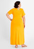 Side Tie Cutout Maxi Dress, Carrot Curl image number 1