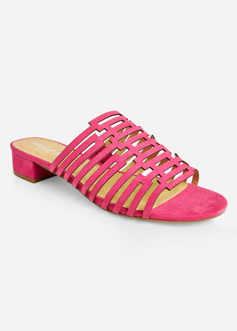 Sole Lift Wide Width Sandals, Pink image number 0