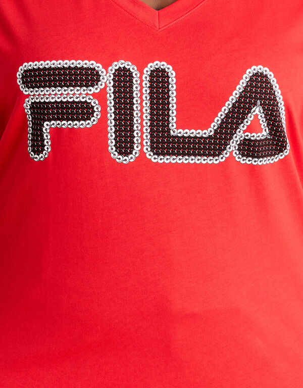 FILA Curve Agha Tee, Red image number 1