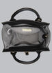 Christian Siriano Faux Leather Satchel, Black image number 1