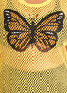 Butterfly Print Mesh Tee, Solar Power image number 1
