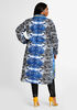 Mix Print Hi Lo Duster Button Up, Sodalite image number 1