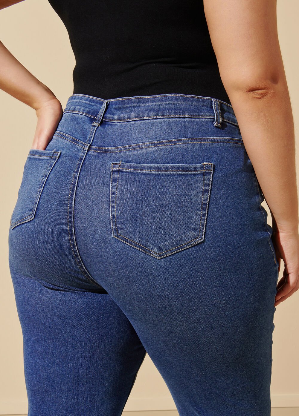 Plus Size Legendary High Waist Stretch Curve Boost Bootcut Jeans