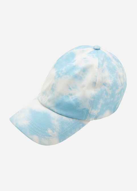 Tie Dye Baseball Hat, Blue image number 0