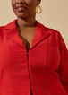 Corseted Sweetheart Blazer, Barbados Cherry image number 3