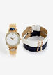 Jessica Carlyle Watch & Bracelets, Blue image number 0