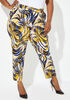 Swirl Print Power Twill Pants, Nugget Gold image number 0