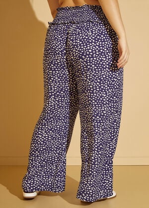 Raisins Curve Dotted Dia Pants, Navy image number 1