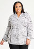 Tall Graffiti Classic Button Up, Black White image number 0