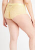 Lace Cheeky Hipster Boyshort Panty, Yellow image number 2