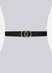 Reversible Faux Leather Belt, Black Combo image number 2