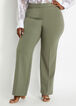 Olive Classic Wide-Leg Pant, Dusty Olive image number 0