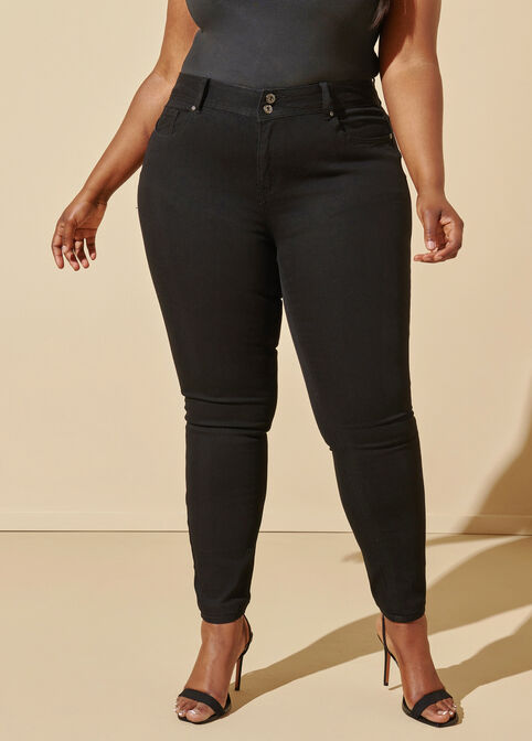 Fearless Black Skinny Jeans, Black image number 2