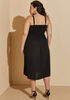 Crepe De Chine Slip Dress, Black image number 1
