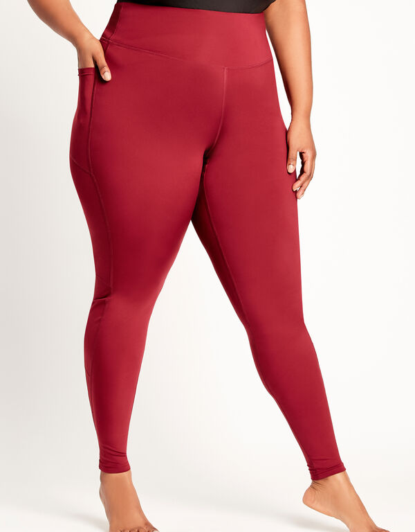 The City Legging - Red, Rhododendron image number 0
