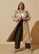 Double Breasted Trench Coat, Tan image number 2
